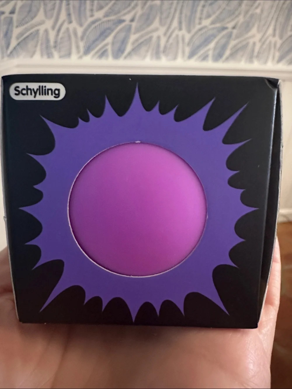 Schylling NeeDoh Glow in a Dark Glob-Purple